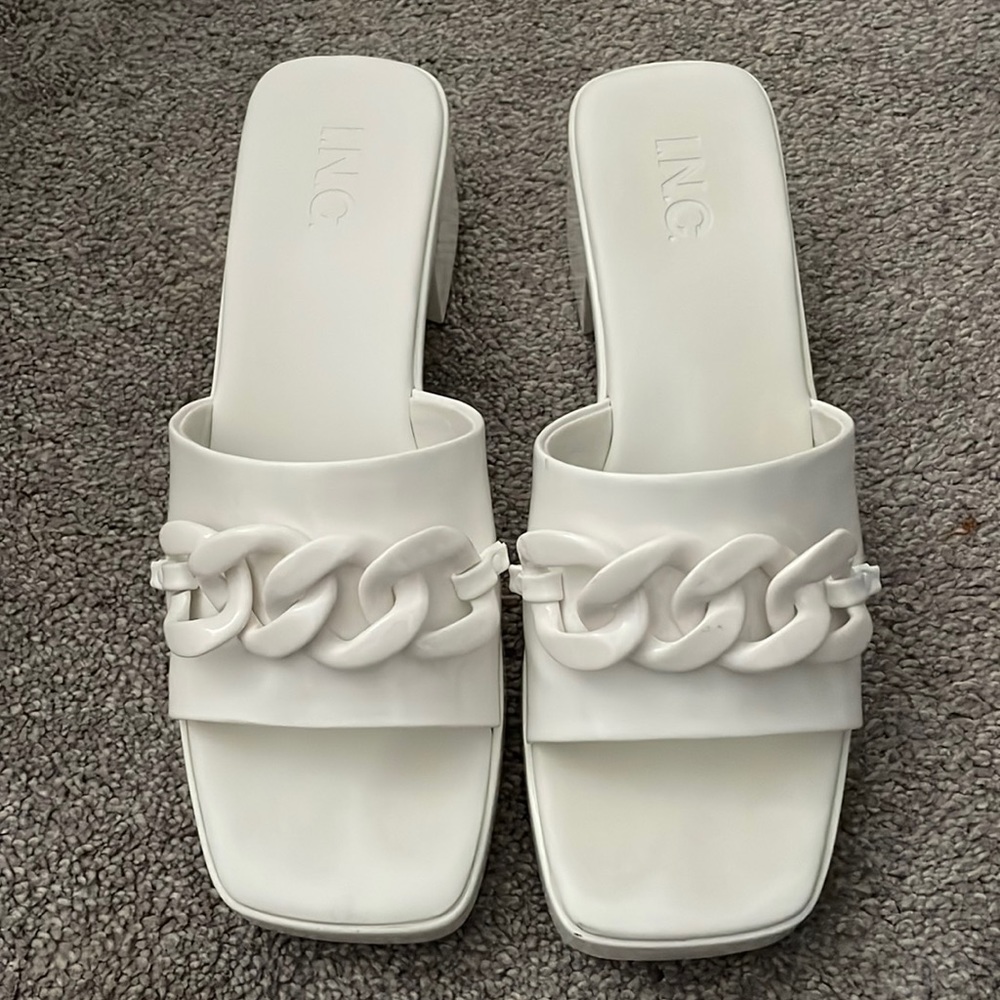 WORN ONCE INC Jelly Chain Sandals